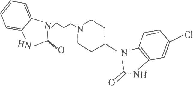 3英文名 domperidone 2.2结构式 2.