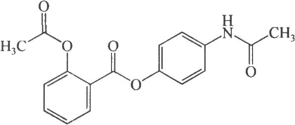 3.2结构式benorilate3.1.3英文名beinuozhi3.1.2汉语拼音贝诺酯3.1.