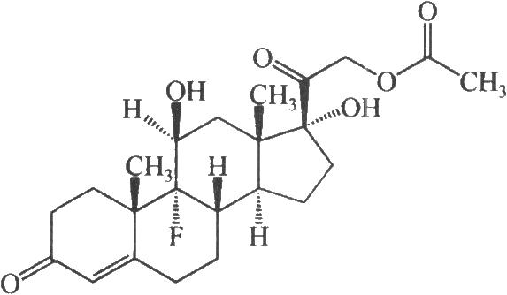 3.2结构式fludrocortisone acetate3.1.