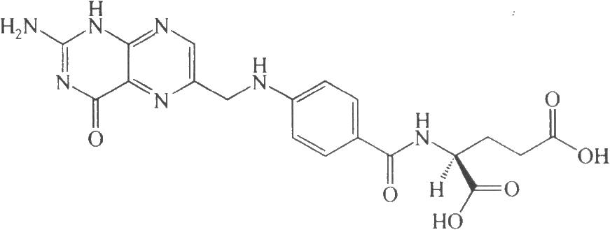 3英文名 folic acid 5.2结构式 5.3与量 c 19h 19n 7o 6441.40 5.