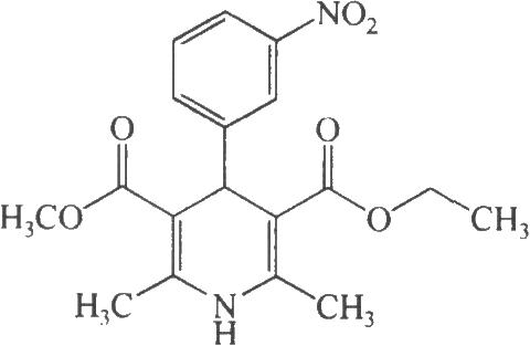 2结构式nitrendipine4.1.3英文名niqundiping4.1.2汉语拼音尼群地平4.