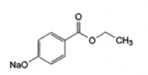 对羟基苯甲酸乙酯钠结构式