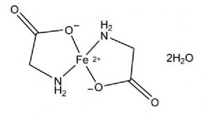 甘氨酸亞鐵結構式